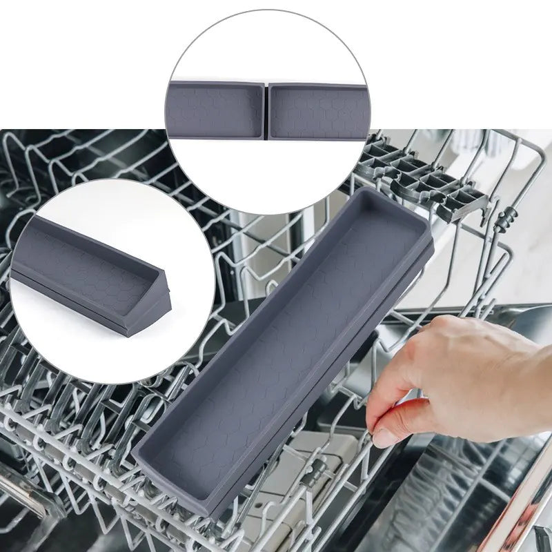 Silicone Stove Mat and Spice Rack Organizer Combo
