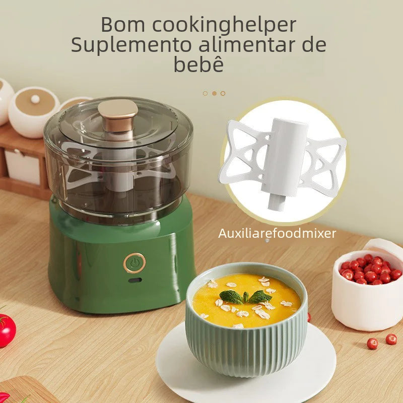 Mini Wireless Electric Garlic Press and Masher