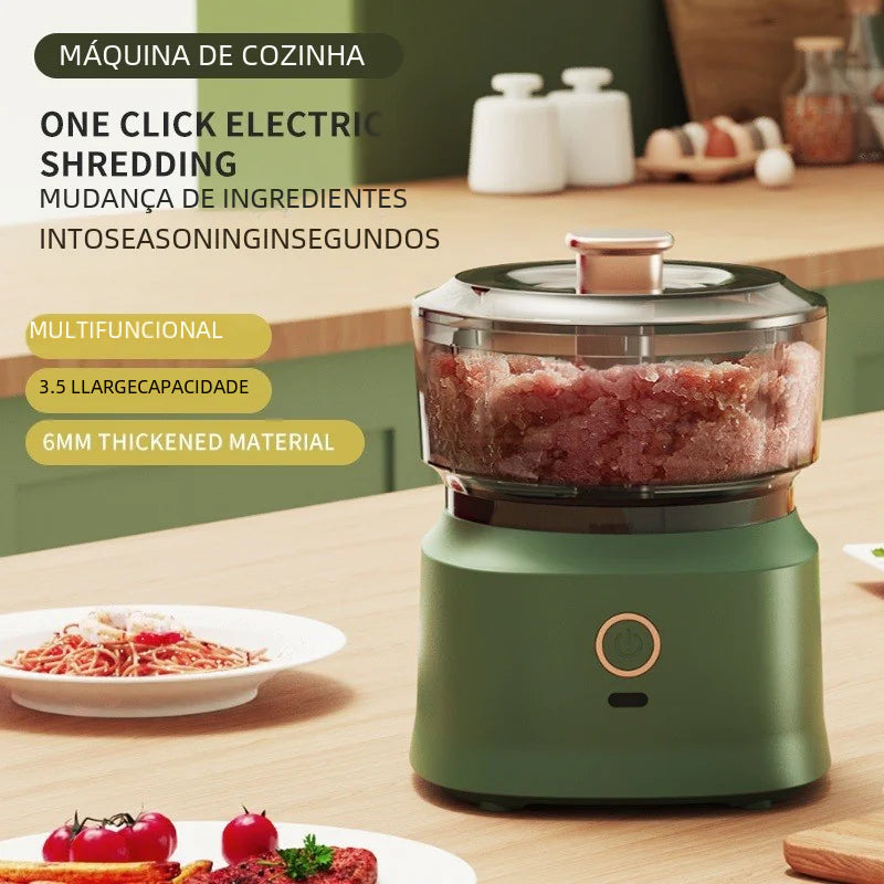 Mini Wireless Electric Garlic Press and Masher