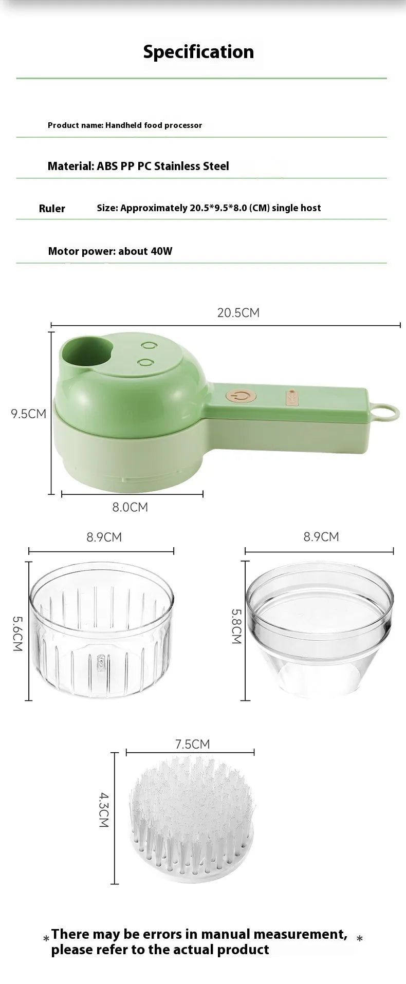 Multifunction Handheld Processing Machine