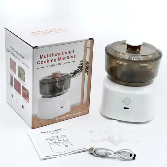 Mini Wireless Electric Garlic Press and Masher
