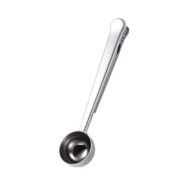 Stainless Steel Coffee Measuring Spoon with Clip 15ML
