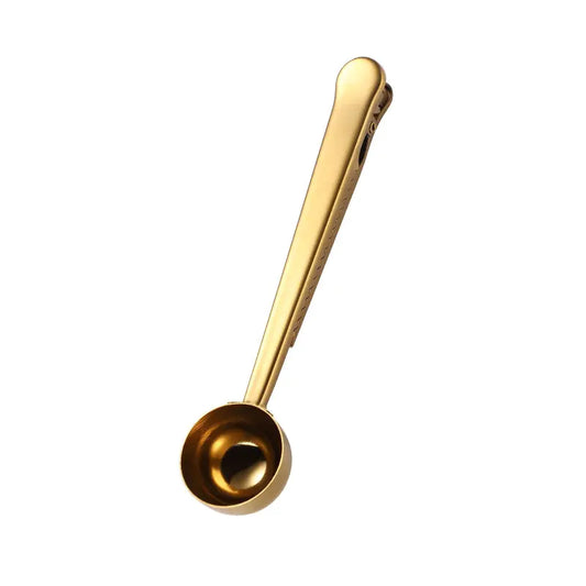 Stainless Steel Coffee Measuring Spoon with Clip 15ML